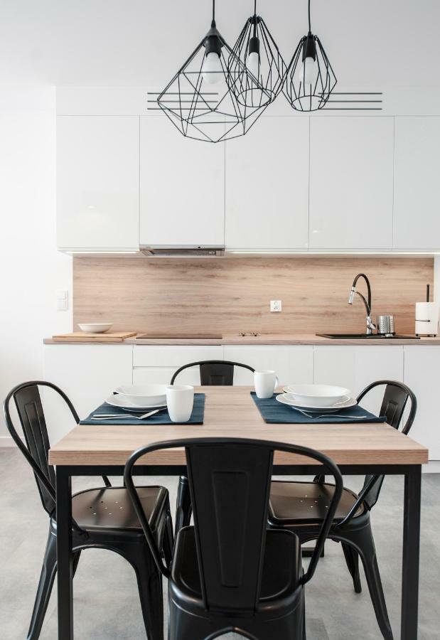 Unique 3City Apartments - Grey Apartment Danzica Esterno foto